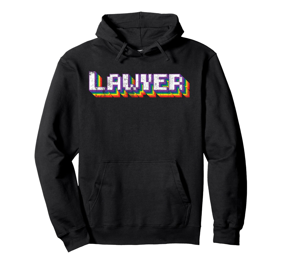 Pride Lawyer Rainbow Lgbtq Lawyer Pride Hoodie - Unique Graphic Men Women