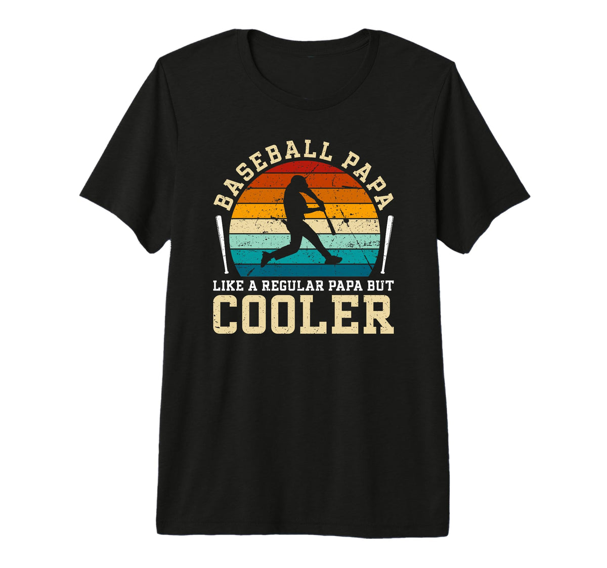 Mens Baseball Papa Grandpa Papa T-Shirt - Minimalist Print Men Women