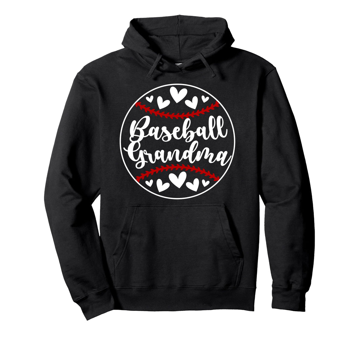 Baseball Grandma Baseball Player Hoodie - Casual Everyday Wear Men Women