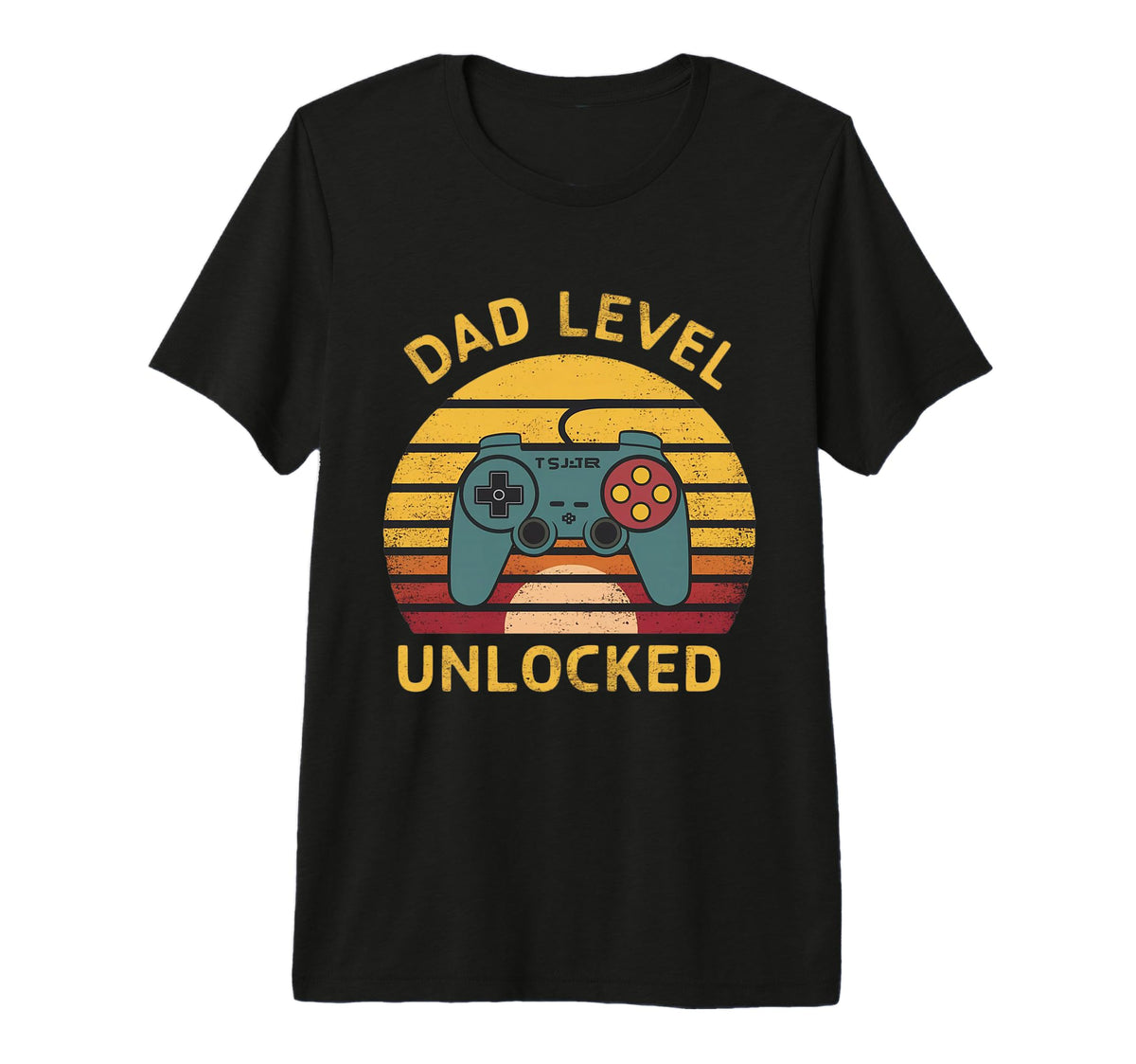 Dad Level Unlocked Funny New Dad T-Shirt - Casual Everyday Wear Men Women