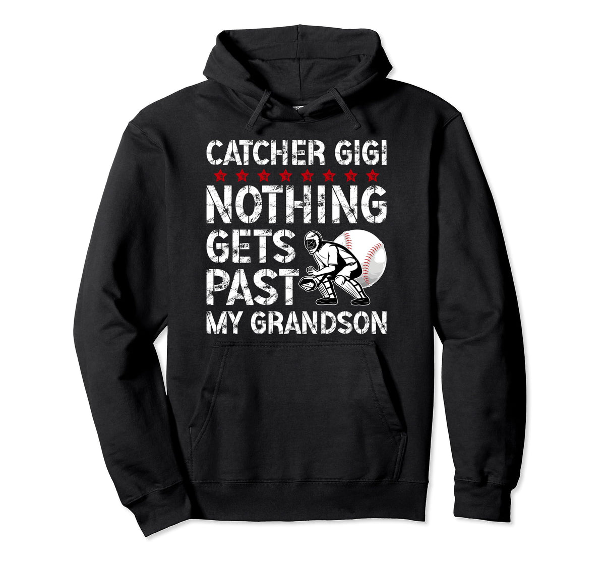 Baseball Catcher Gigi Proud Gigi Baseball Hoodie - Graphic Print Men Women