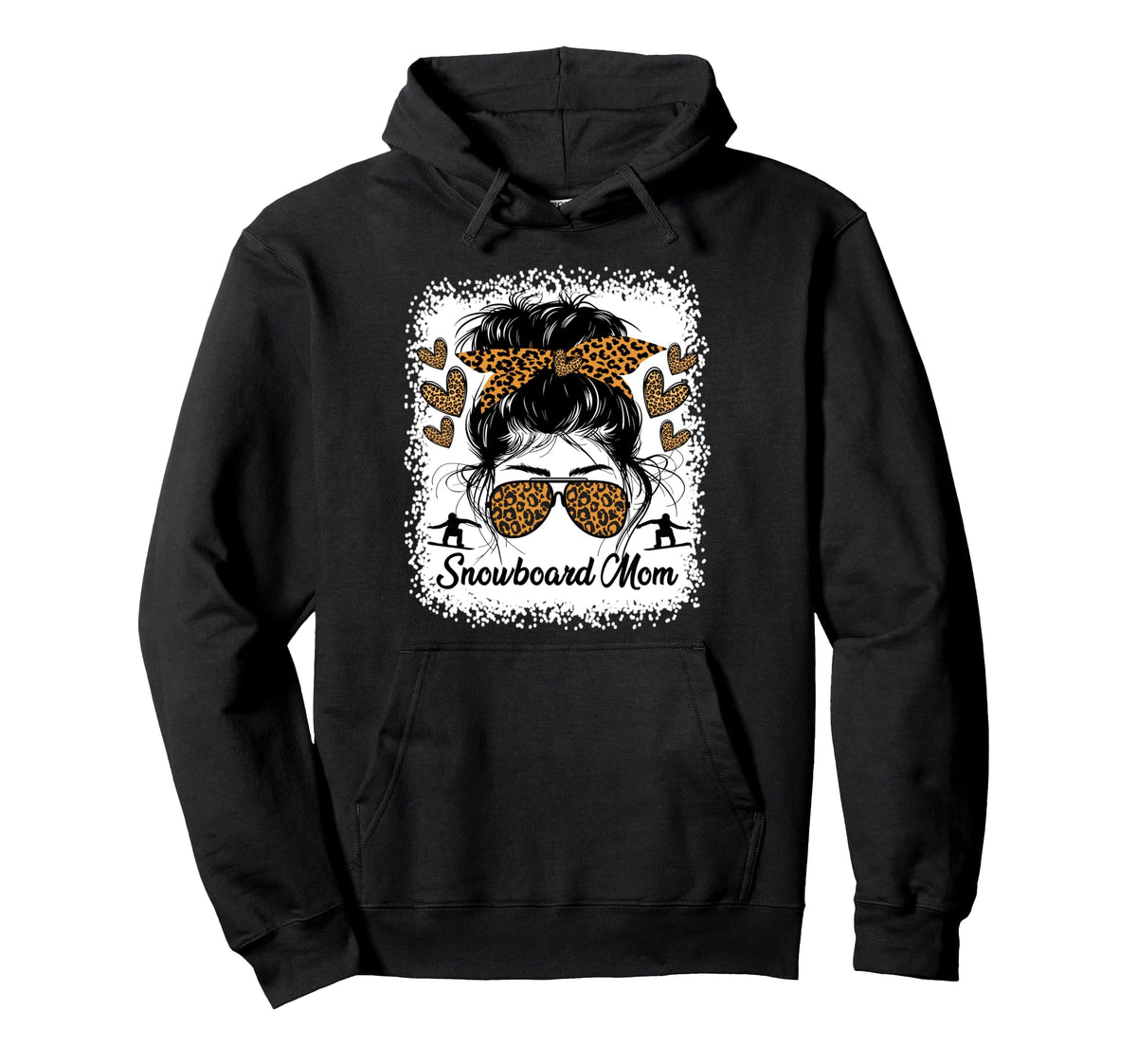 Snowboard Mom Snowboarder Stylish Hoodie - Streetwear Style for Adults
