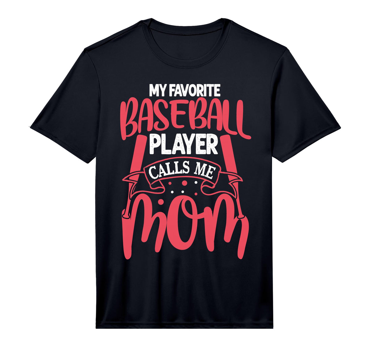 My Favorite Baseball Player Calls Me Mom T-Shirt - Streetwear Style Unisex