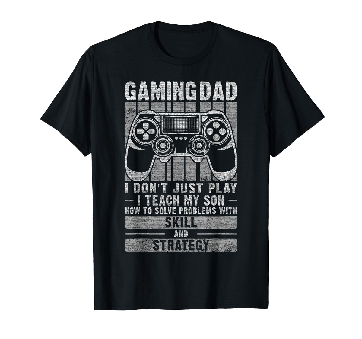 Gaming Dad Father Son Fathers Day Video T-Shirt - Streetwear Style Unisex