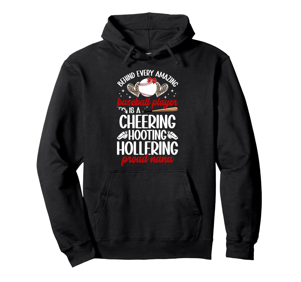 Proud Nana Baseball Player Nana Baseball Hoodie - Trendy Graphic Men Women