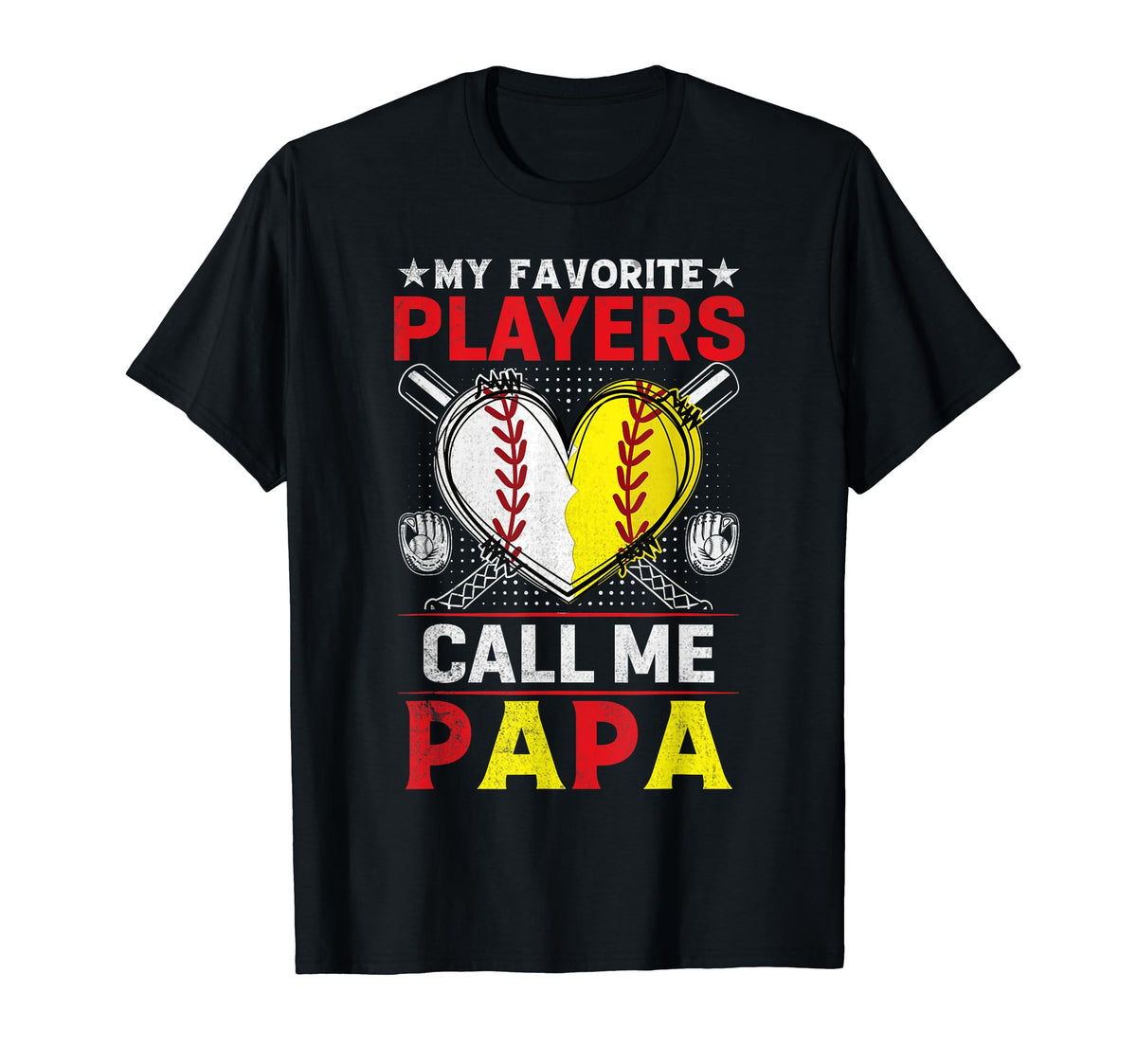 My Favorite Baseball Softball Players T-Shirt - Minimalist Print Men Women