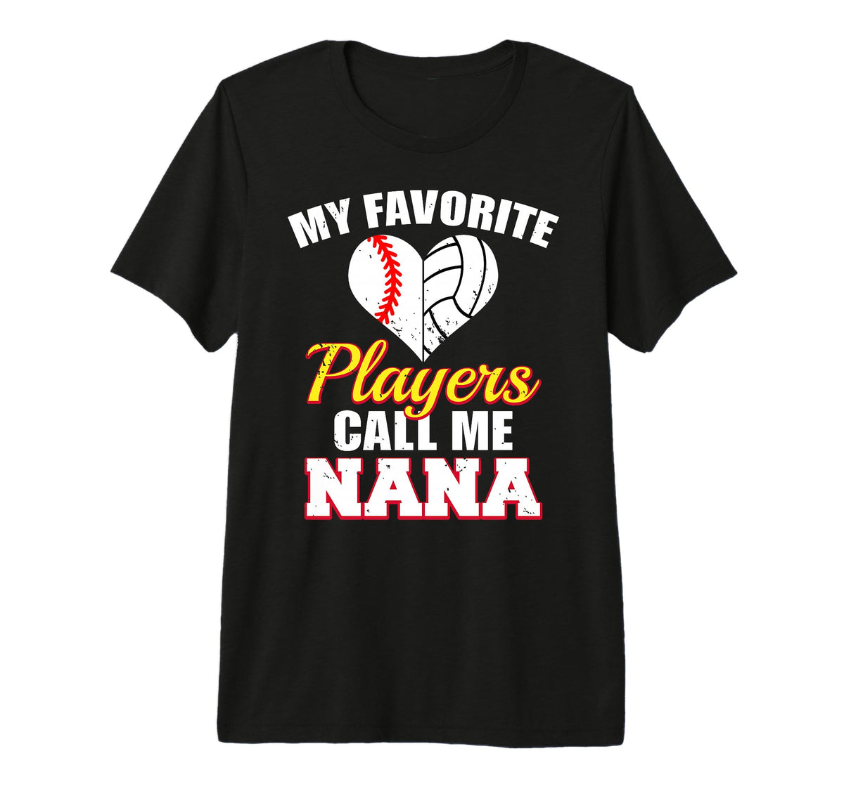 My Favorite Baseball Volleyball T-Shirt - Streetwear Style for Adults