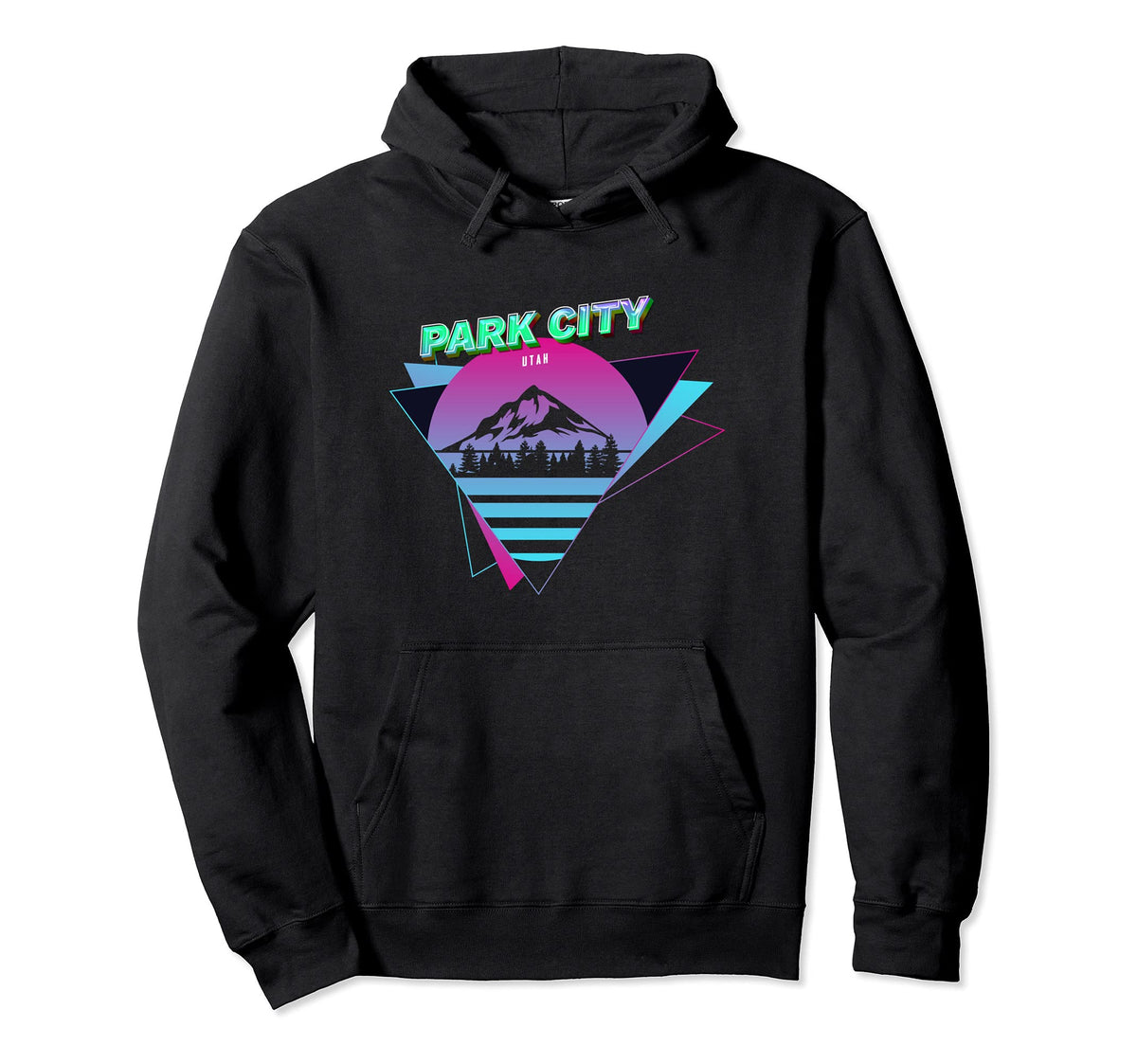Park City Utah Ski Winter Sports Hoodie - Fun Novelty Design Men Women