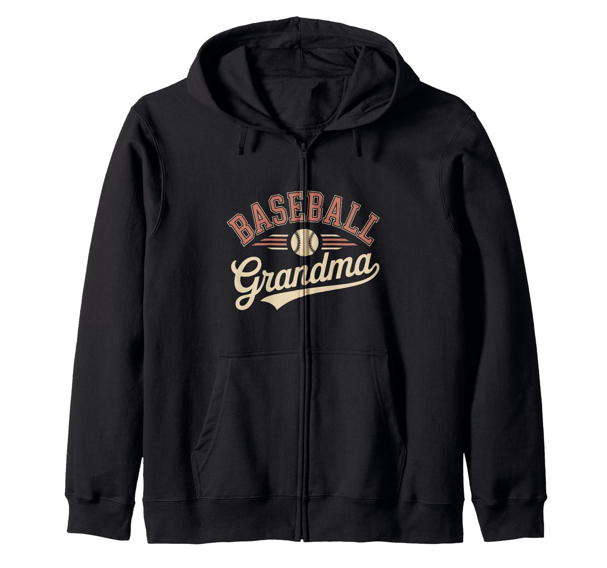 Funny Baseball Grandma Mothers Day Hoodie - Graphic Print Men Women