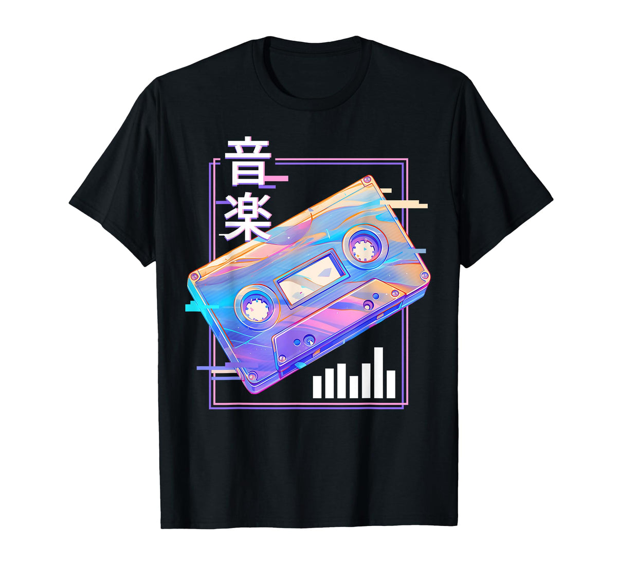 Music Casette Tape 80S Pastel T-Shirt - Streetwear Style for Adults
