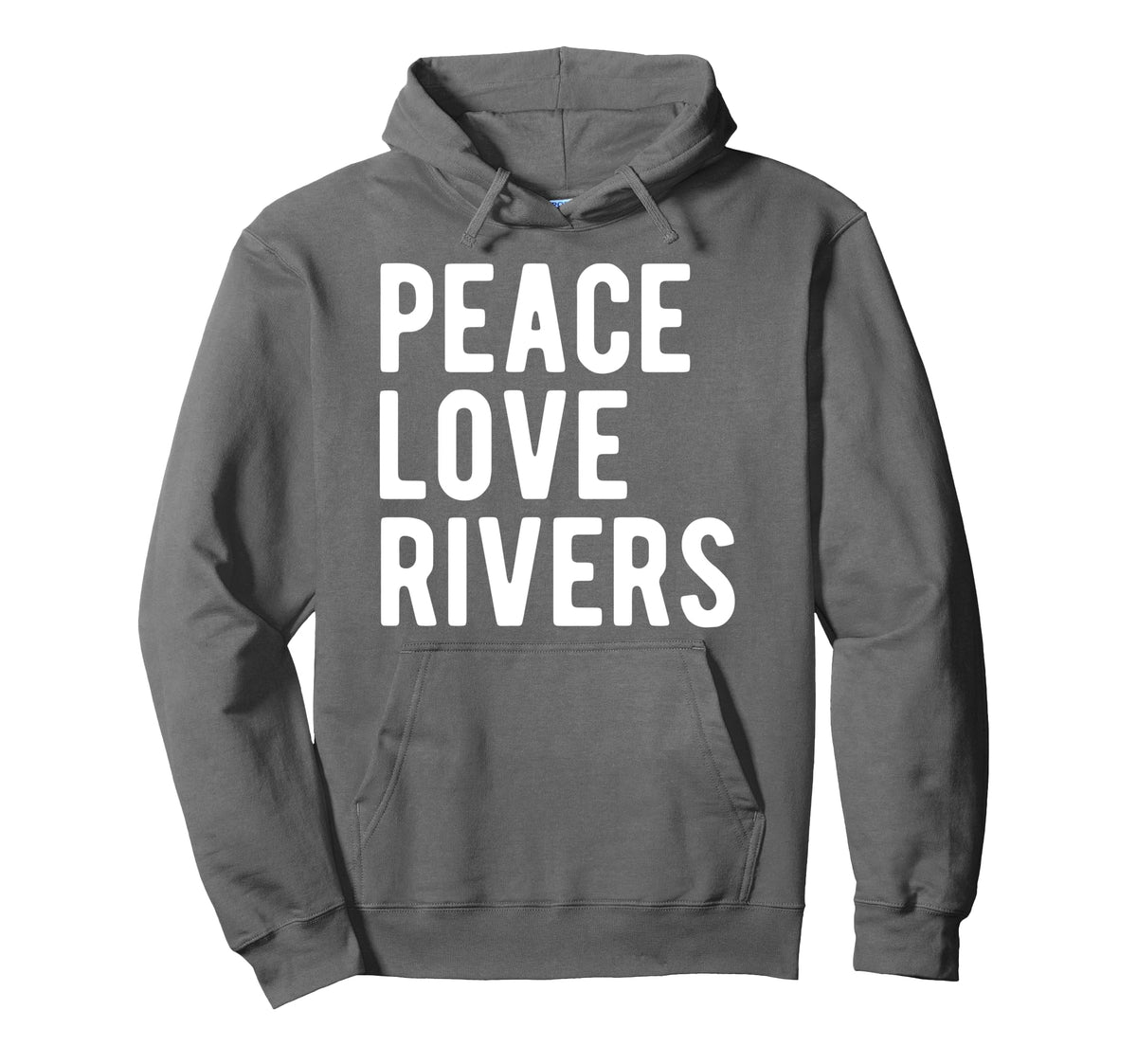 Funny Rivers Lover Hobby Peace Love Hoodie - Casual Everyday Wear Unisex