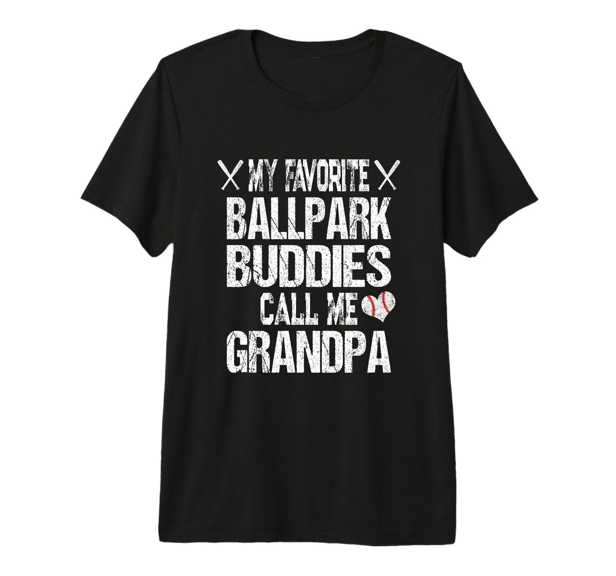 Mens My Favorite Ballpark Buddies T-Shirt - Fun Novelty Design Men Women