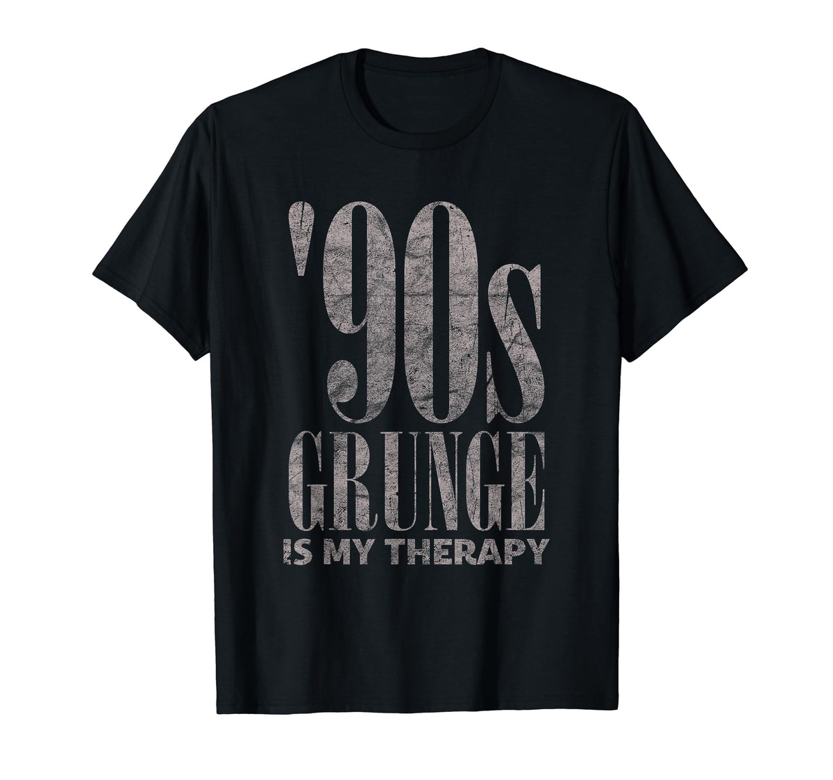 90S Grunge Is My Therapy Grunge Music T-Shirt - Graphic Print Men Women