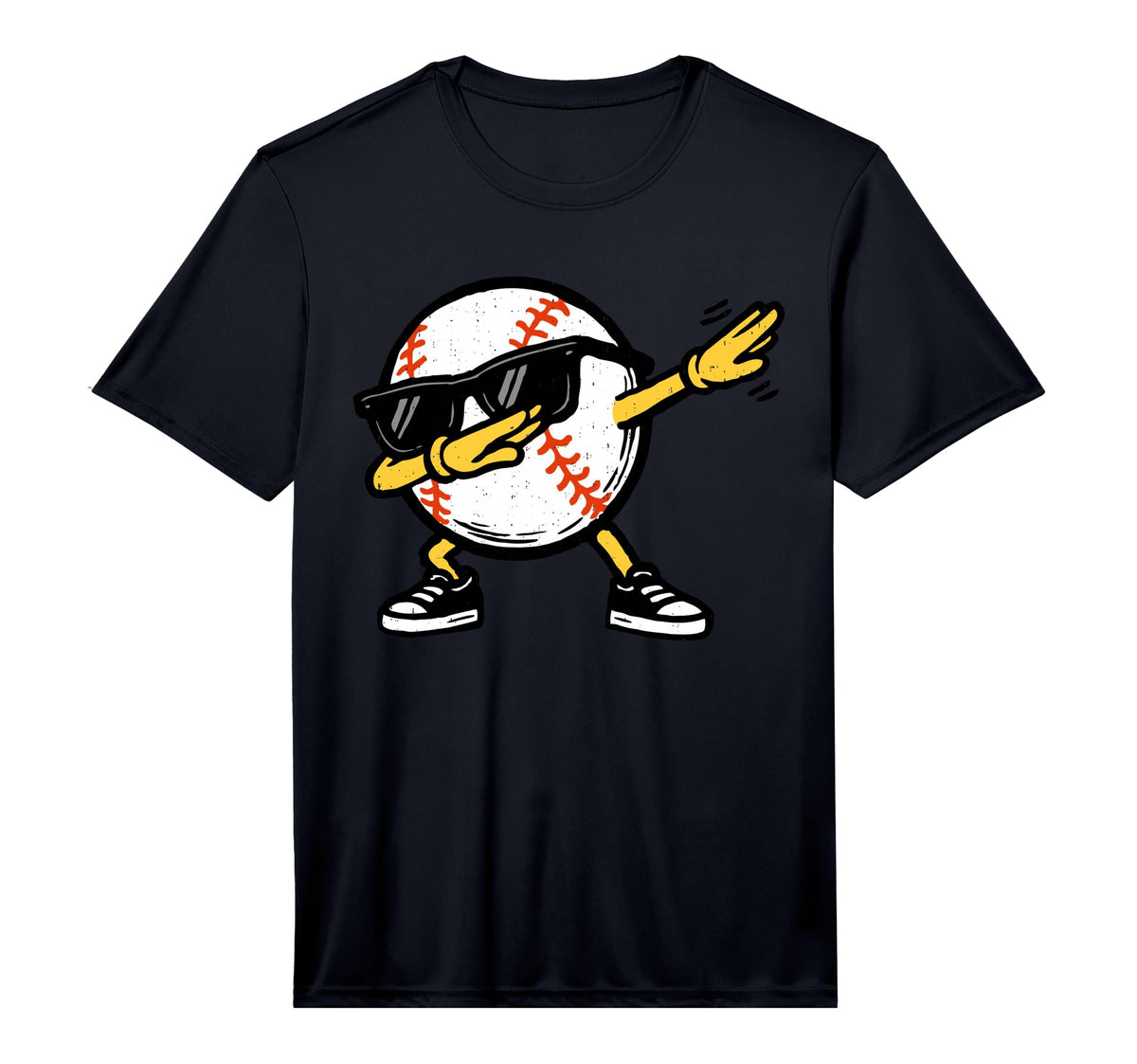 Dabbing Baseball Ball Funny Sports T-Shirt - Novelty Apparel Men Women