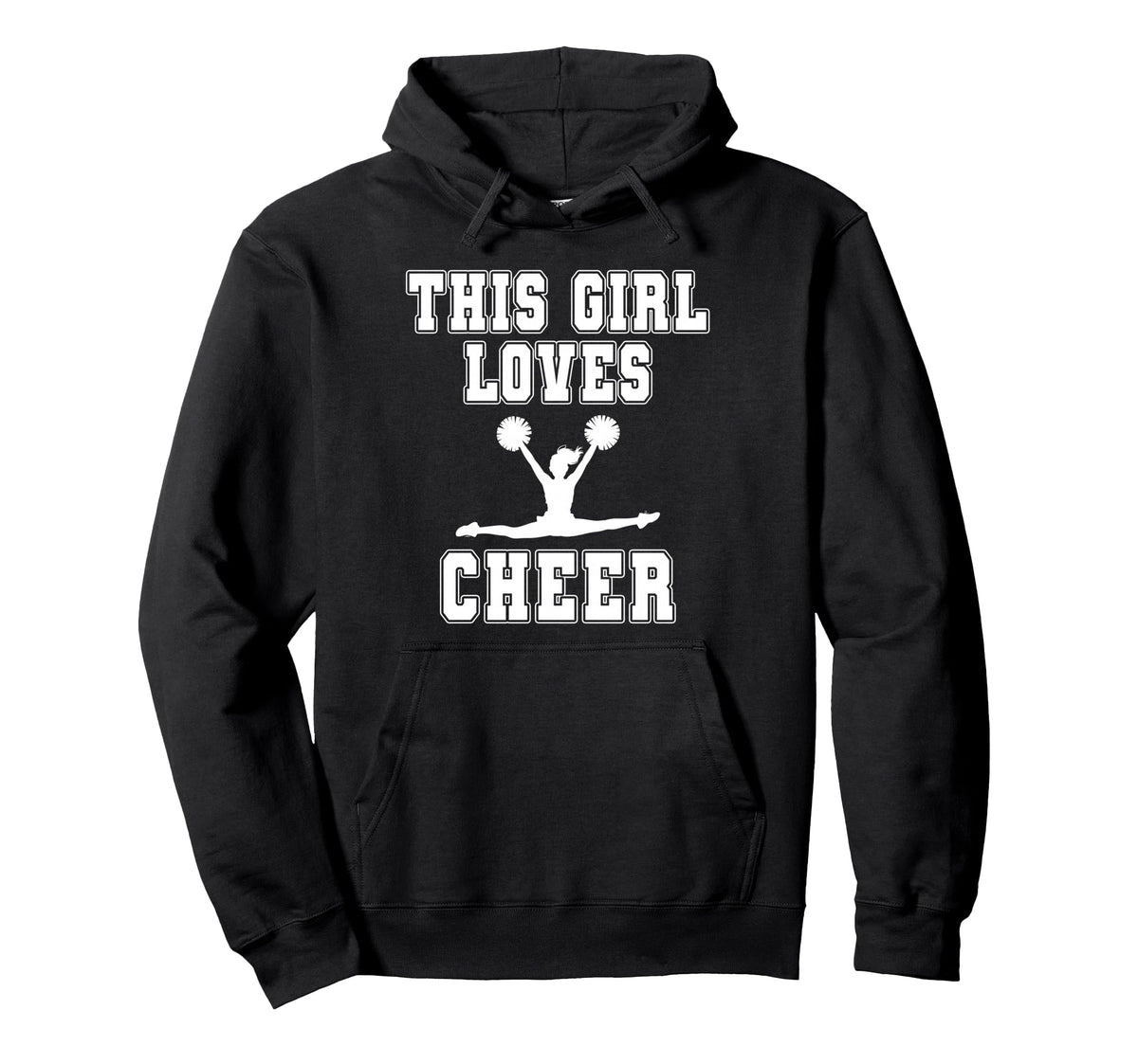 This Loves Cheer Cheerleading Game Hoodie - Casual Everyday Wear Men Women