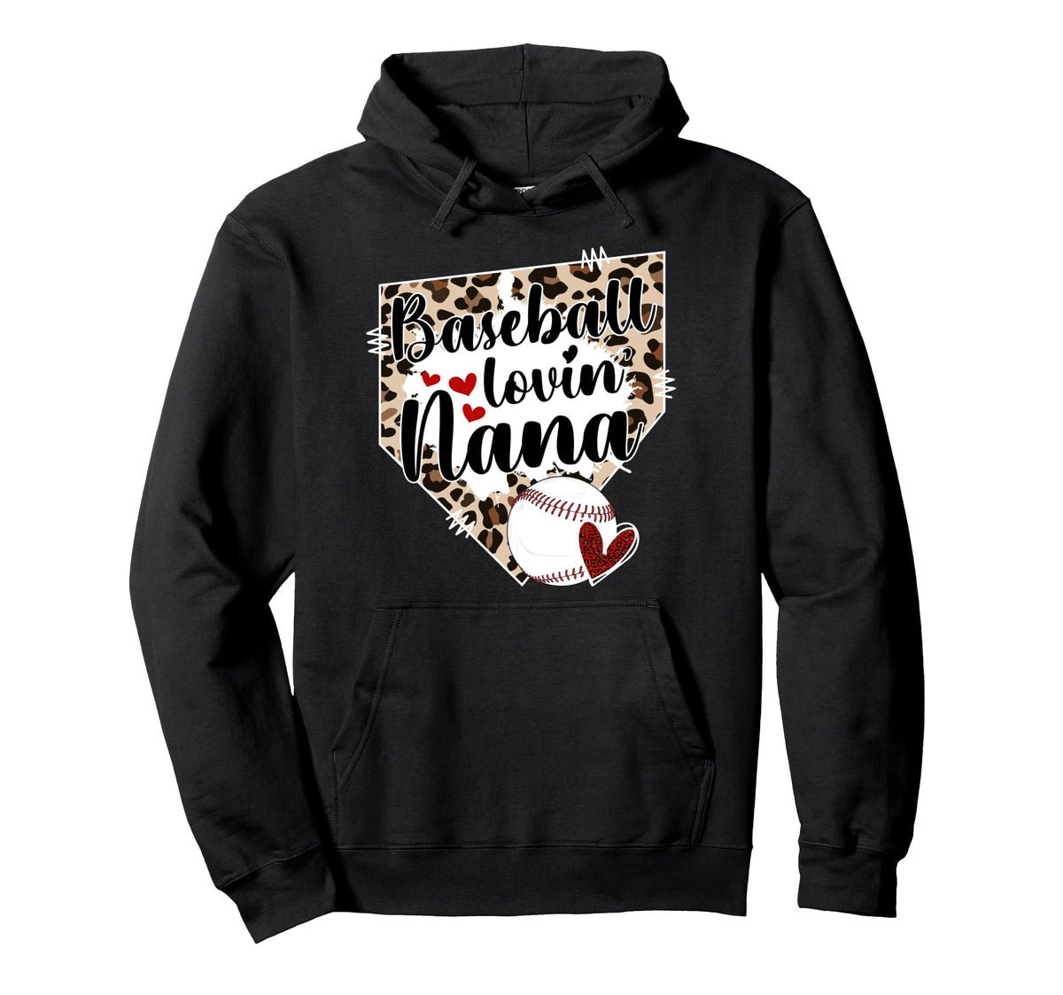 Baseball Lovin Nana Baseball Nana Hoodie - Fun Novelty Design Men Women