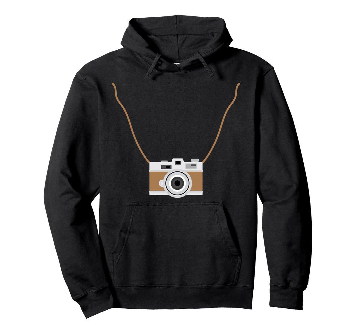 Photography Camera Necklace Photographer Hoodie - Trendy Graphic Men Women