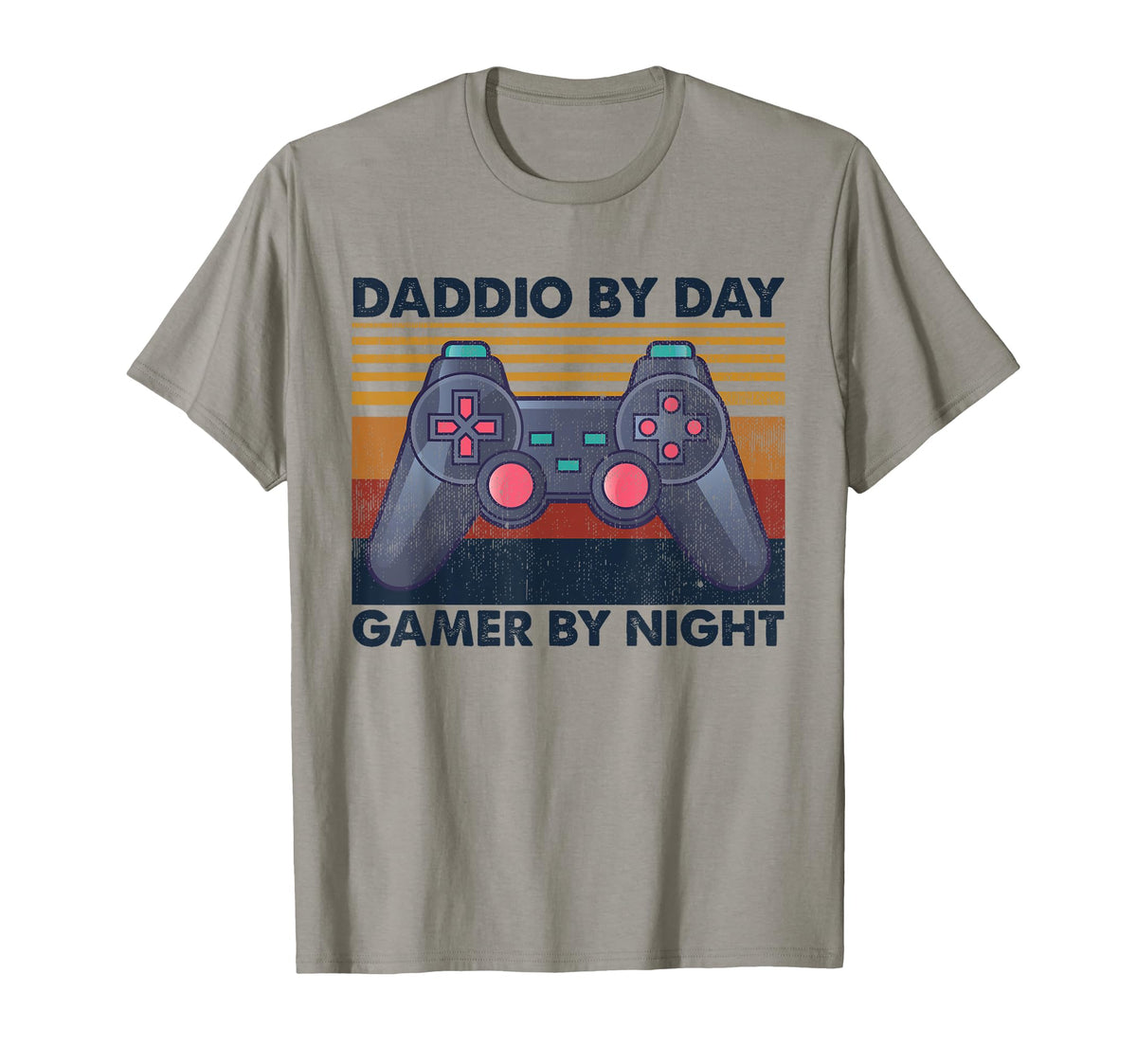 Daddio Day Gamer Night Funny T-Shirt - Casual Everyday Wear Men Women