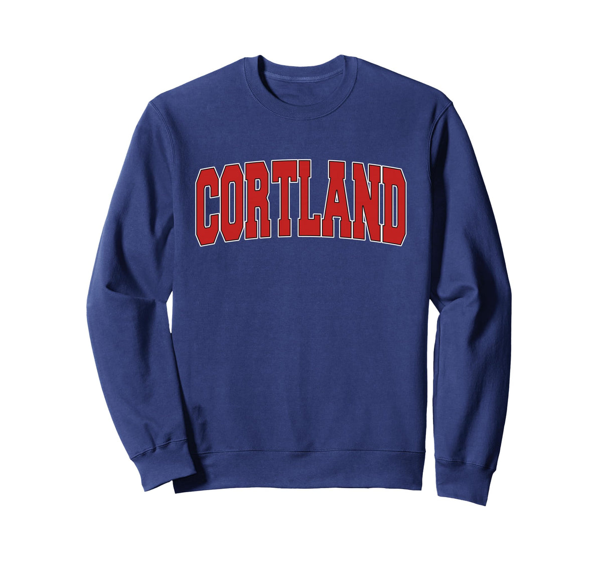 Cortland Ny New York Varsity Usa Sports Sweatshirt - Novelty Apparel Unisex