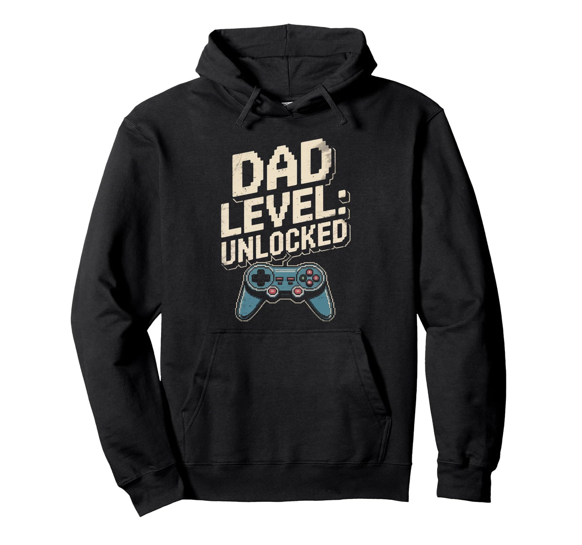 Dad Level Unlocked Gamer Fathers Day Gifts Hoodie - Minimalist Print Unisex