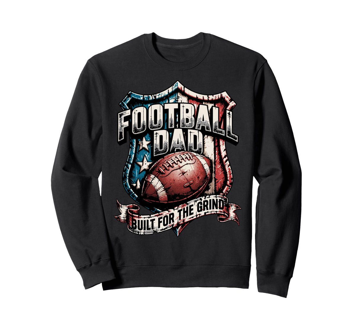 Patriotic Proud Us American Fathers T-Shirt - Casual Everyday Wear Unisex