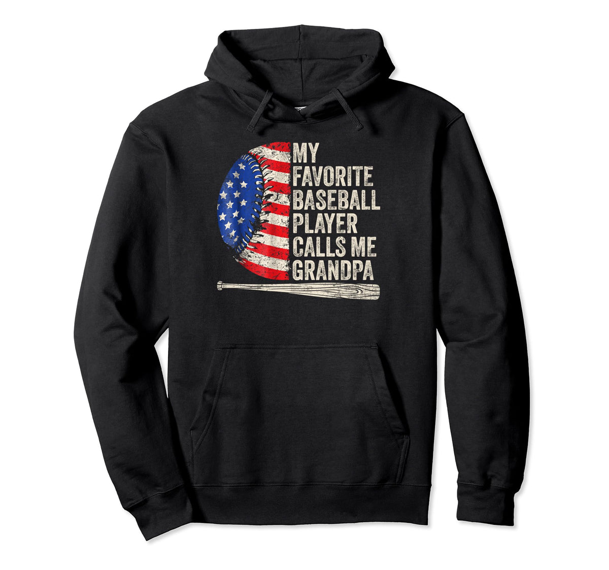 My Favorite Baseball Player Calls Me Hoodie - Fun Novelty Design Men Women