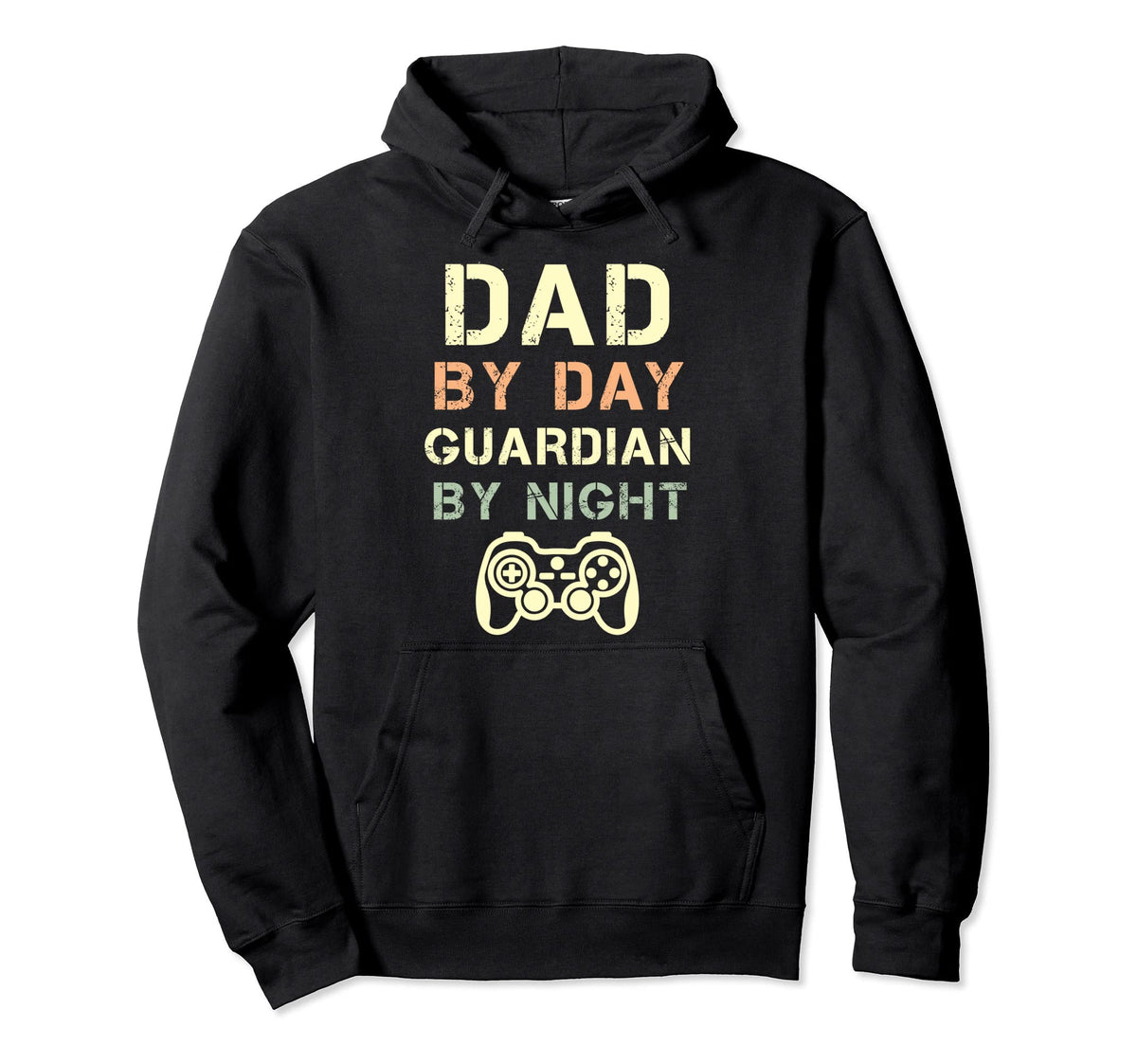 Dad Day Guardian Night Gamer Father Hoodie - Trendy Graphic Men Women