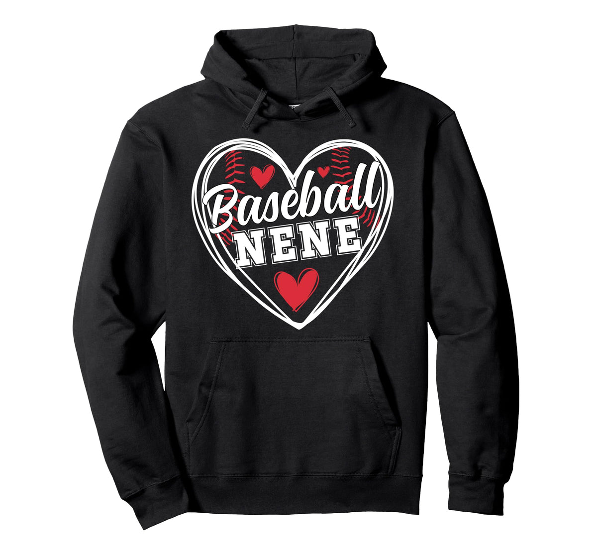 Baseball Nene Heart Nene Baseball Hoodie - Streetwear Style for Adults