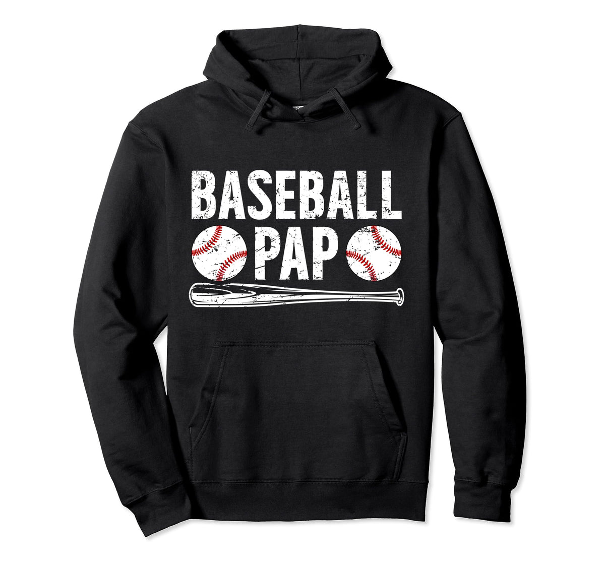 Baseball Pap Best Grandpa Pap Baseball Hoodie - Trendy Graphic Men Women