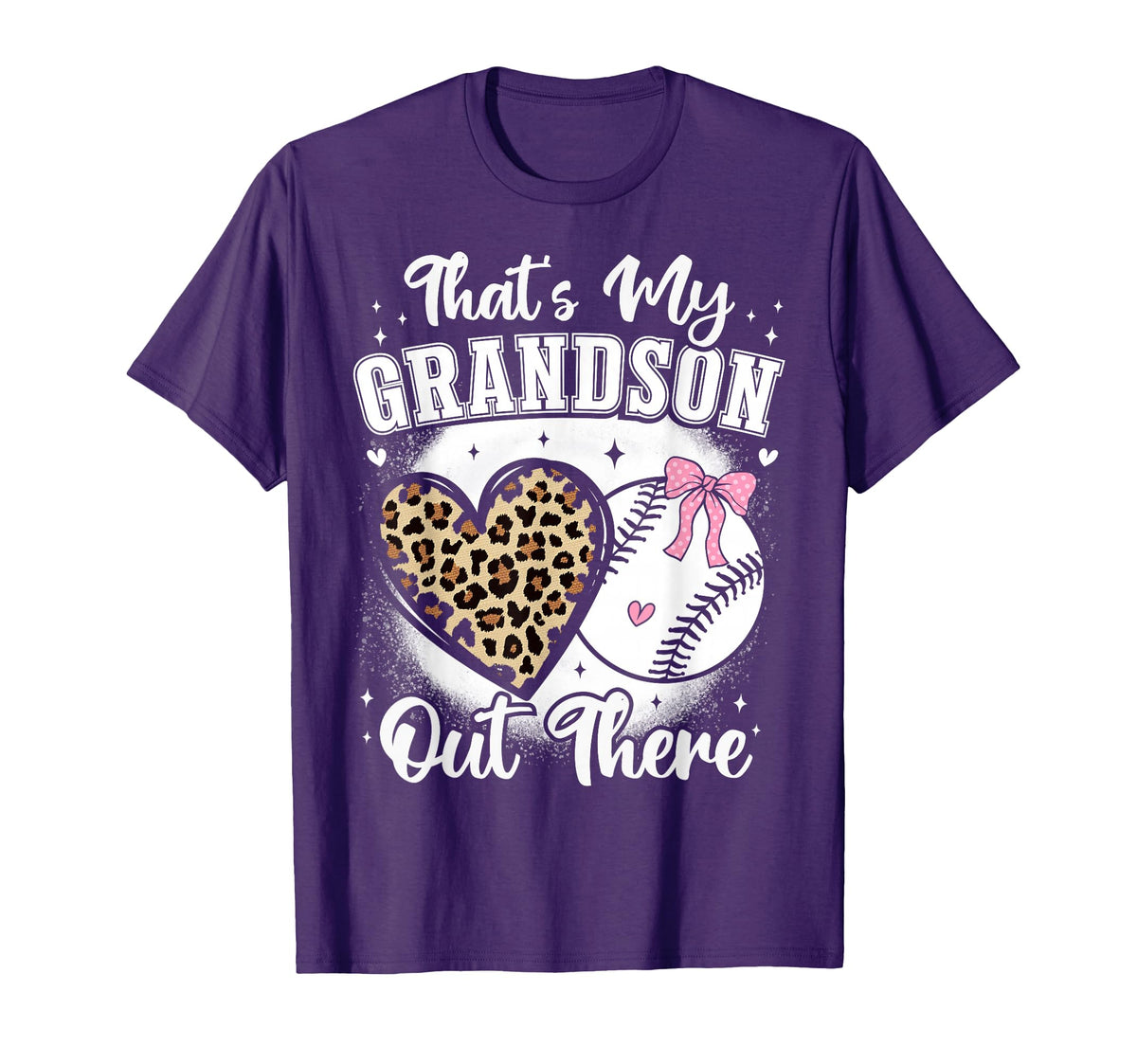 Baseball Grandma Thats My Grandson T-Shirt - Streetwear Style for Adults