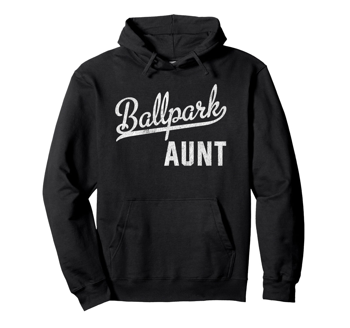 Ballpark Aunt Ballers Baseball Hoodie - Casual Everyday Wear Unisex