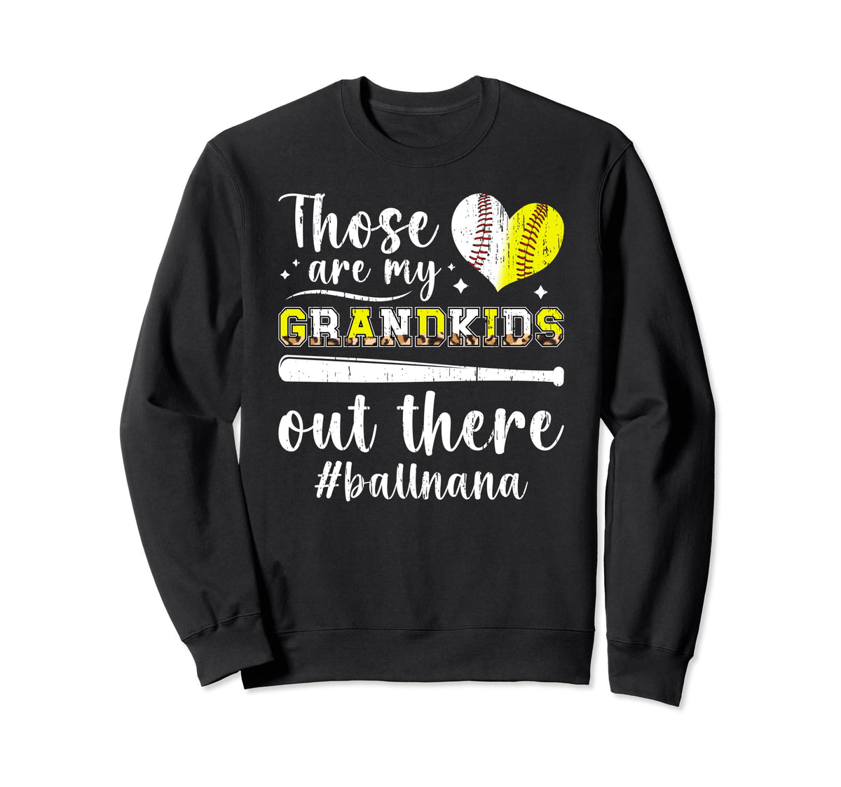 My Grandkids Ball Nana Baseball Sweatshirt - Streetwear Style Unisex