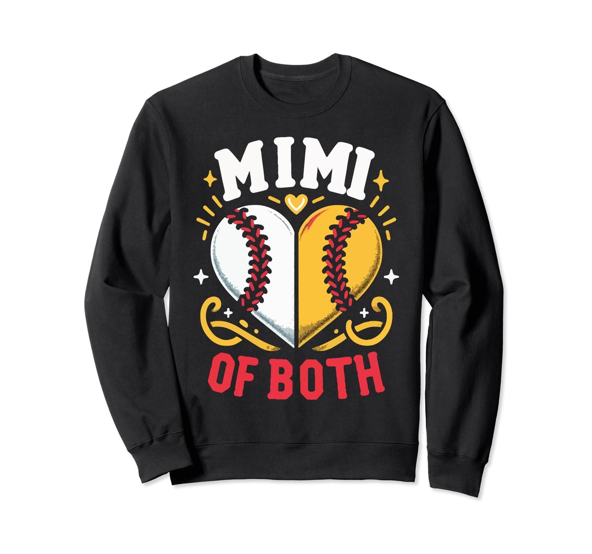 Mimi Baseball Grandma Sweatshirt - Casual Everyday Wear for Adults