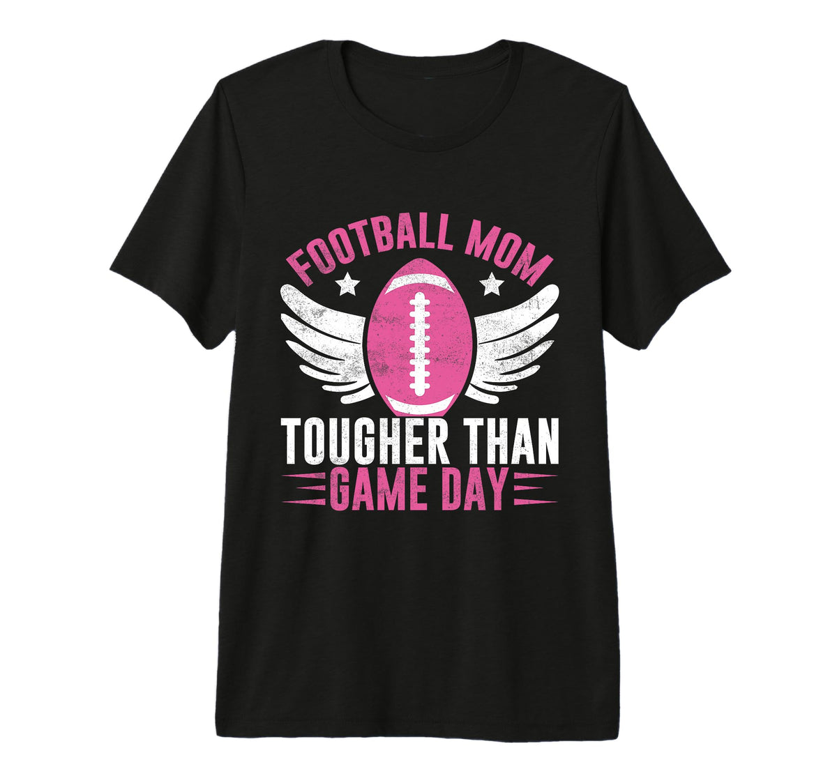Football Mom Tougher Than Game Day T-Shirt - Trendy Graphic Men Women