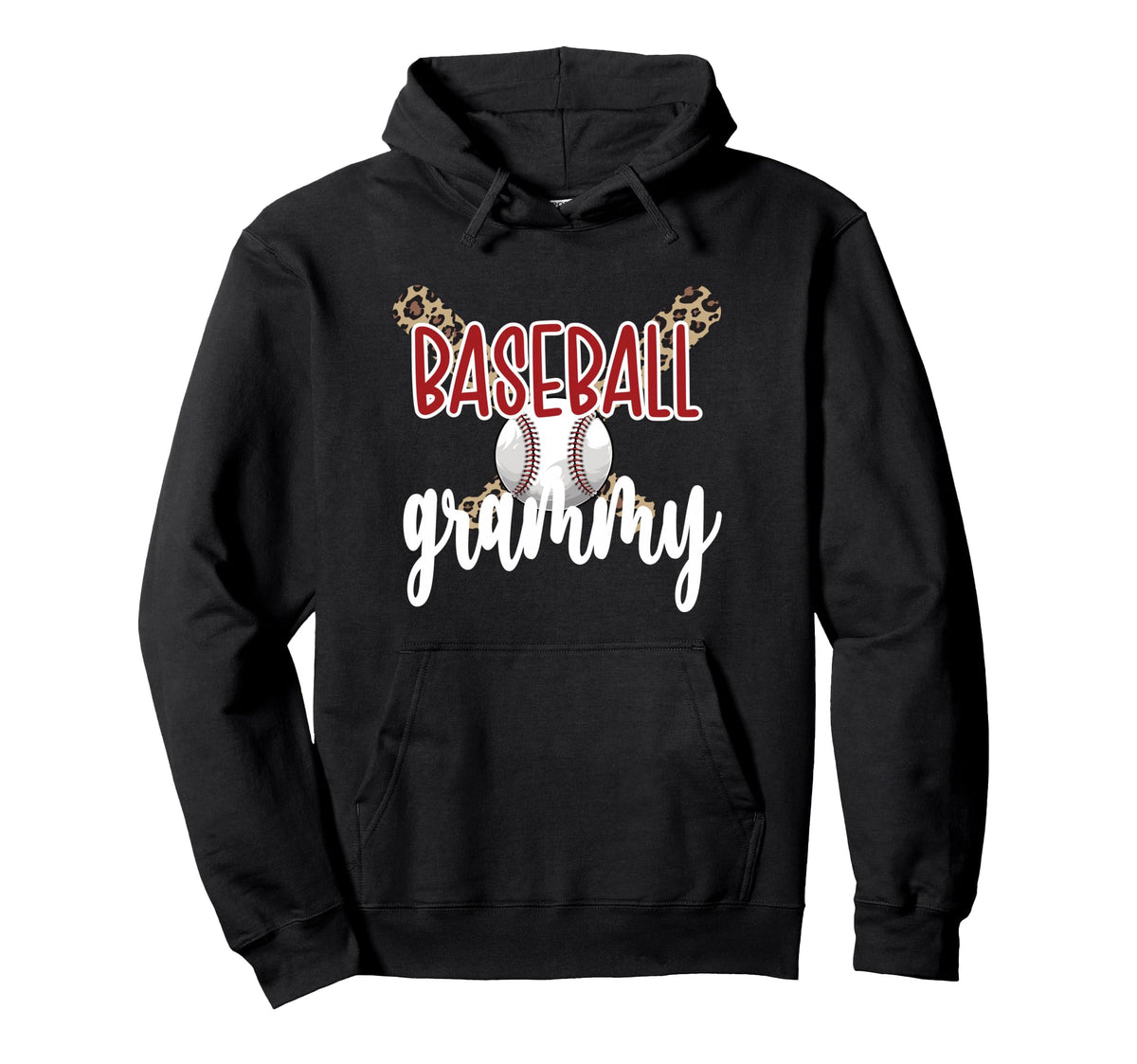Baseball Grammy Grandma Baseball Hoodie - Casual Everyday Wear for Adults