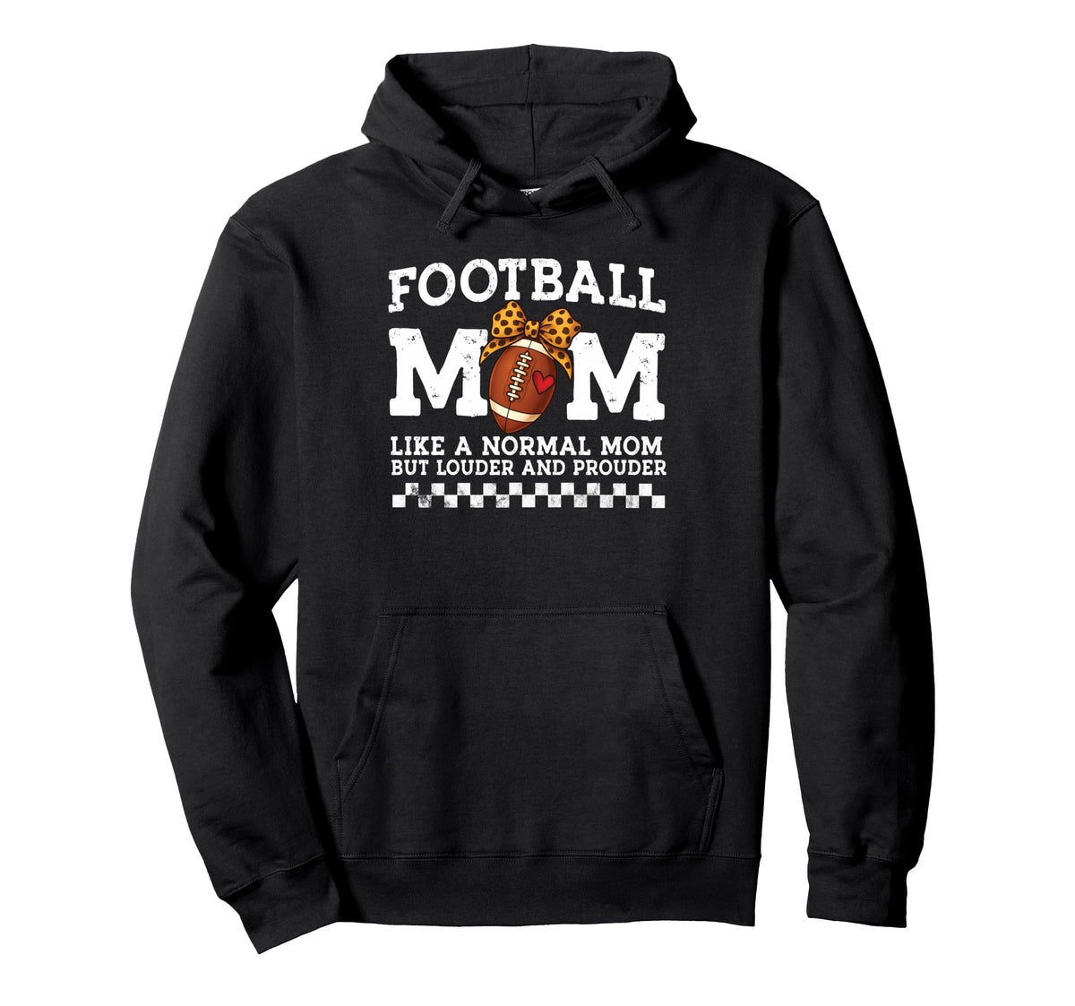 Football Mom Like Normal Mommy But Hoodie - Unique Graphic Men Women