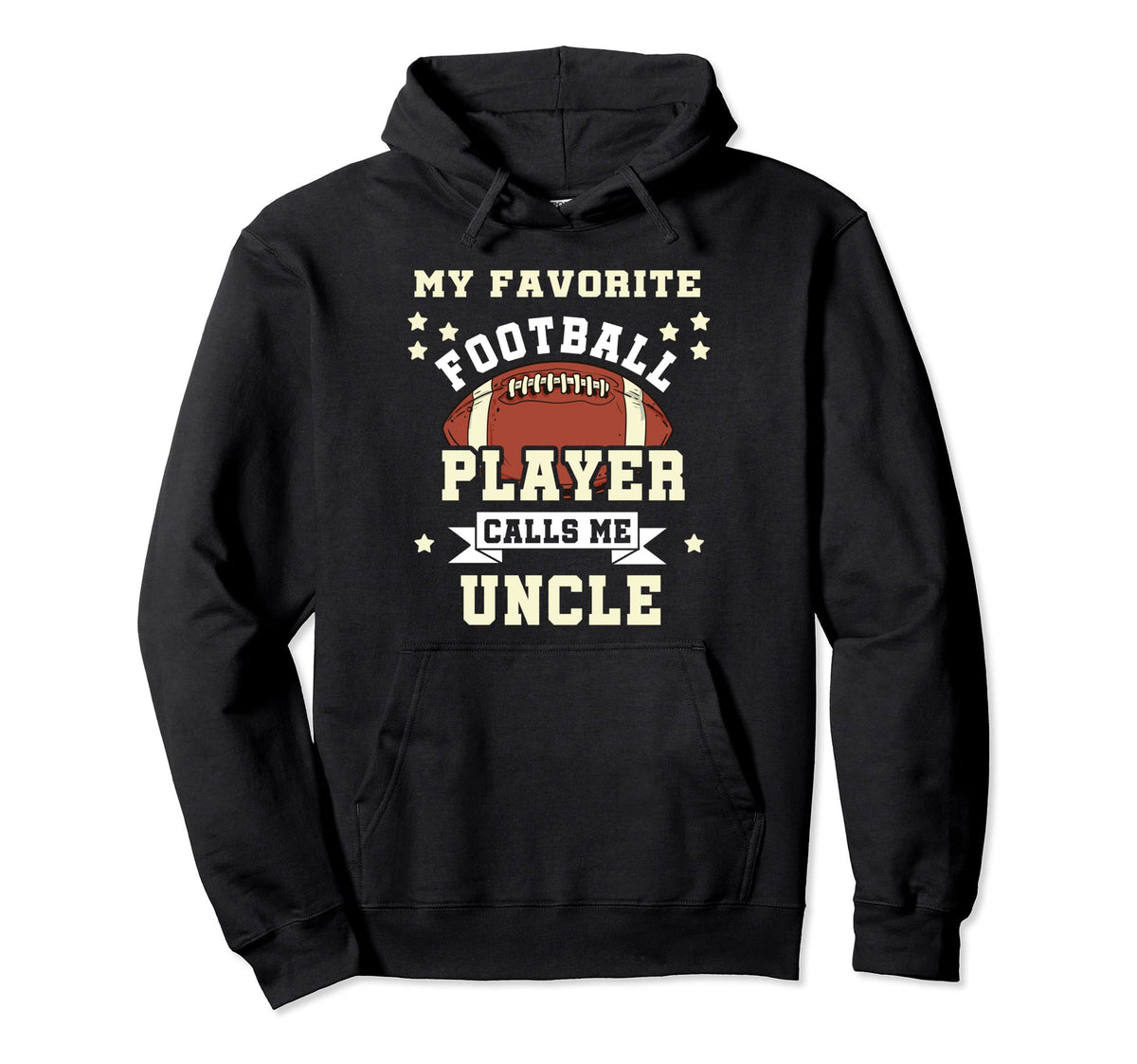 My Favorite Football Player Calls Me Hoodie - Minimalist Print for Adults