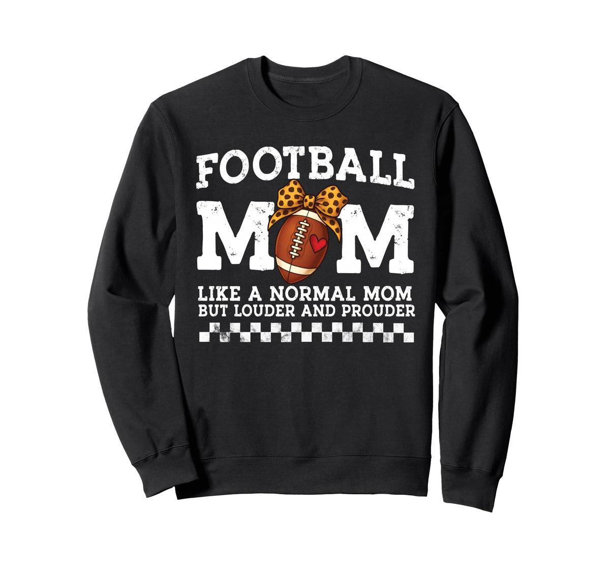 Football Mom Like Normal Mommy Sweatshirt - Casual Everyday Wear Men Women