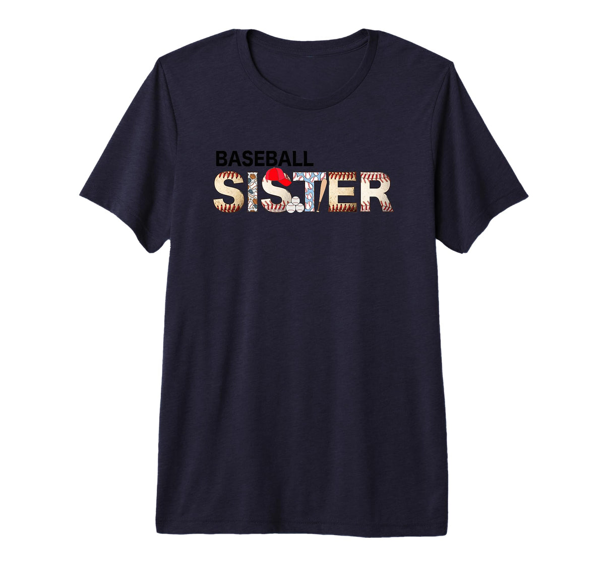 Baseball Sister Love Team Spirit T-Shirt - Aesthetic Graphic Men Women