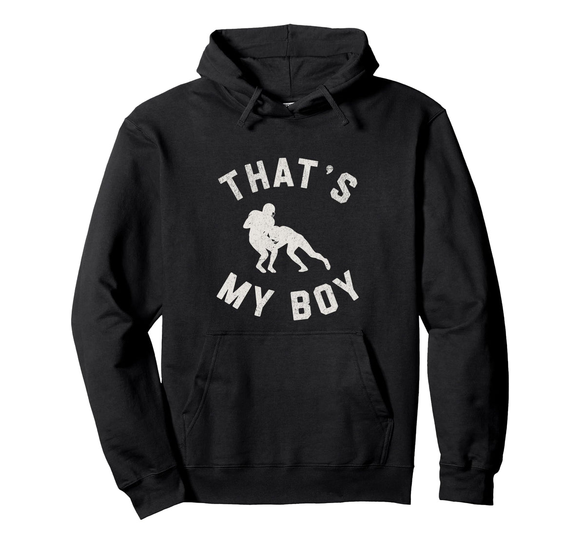 Thats My Football Proud Mom Tackling Hoodie - Trendy Graphic Unisex