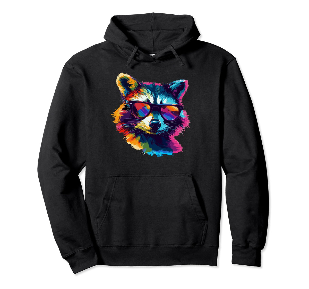 Funny Raccoon Sunglasses Summer Gift Hoodie - Streetwear Style Unisex