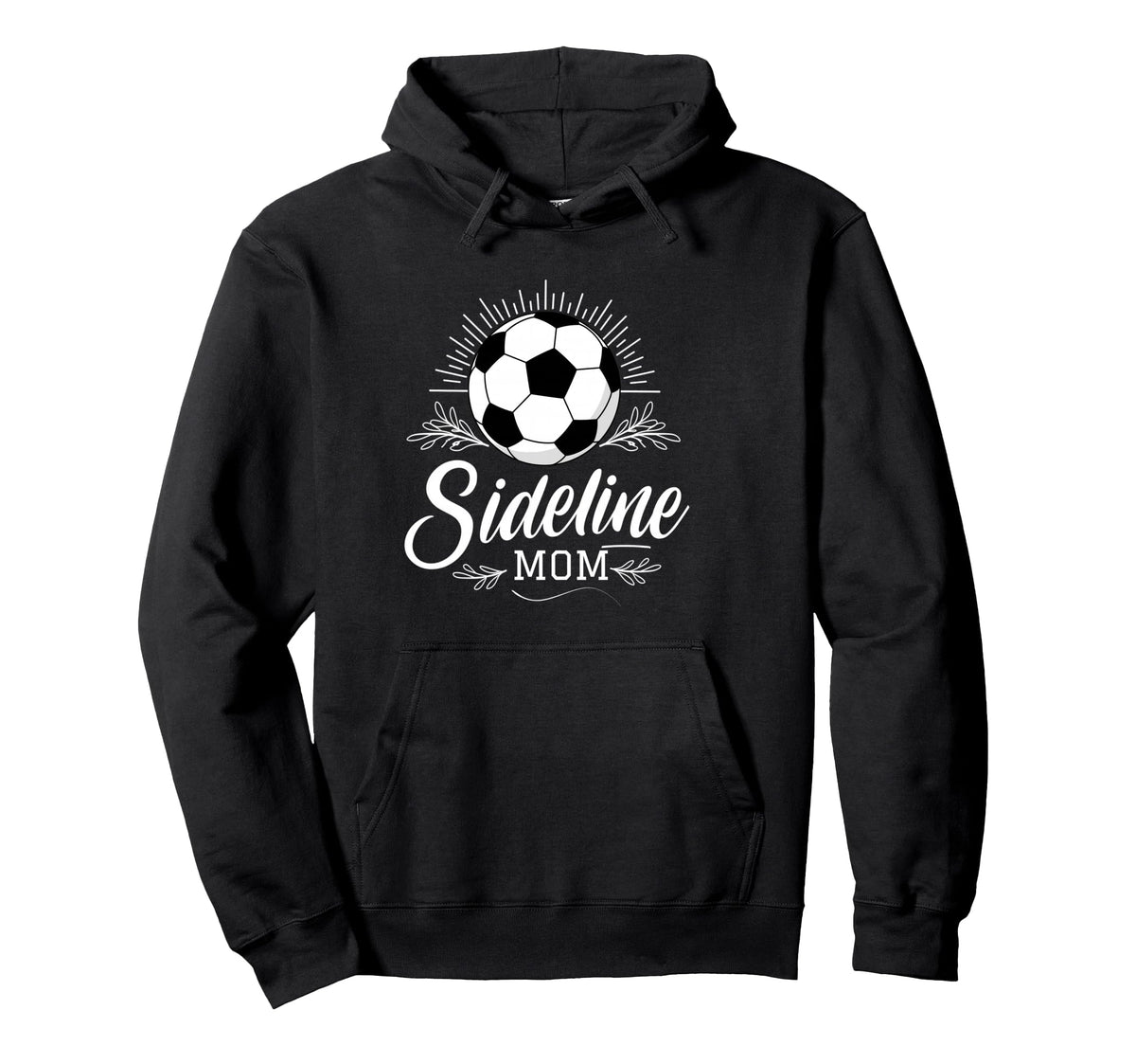 Sideline Mom Soccer Mama Soccer Mom Hoodie - Minimalist Print Men Women