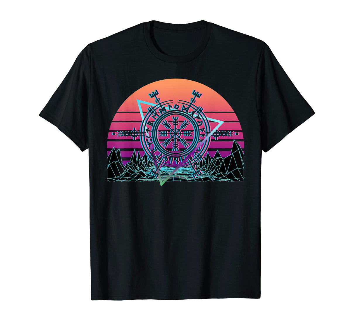 Vegvisir Viking Compass Asatru Pagan T-Shirt - Streetwear Style Men Women