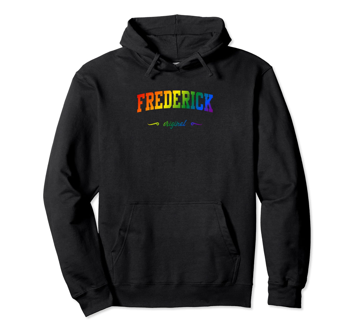 Frederick Maryland Lgbtqai Rainbow Hoodie - Minimalist Print Men Women