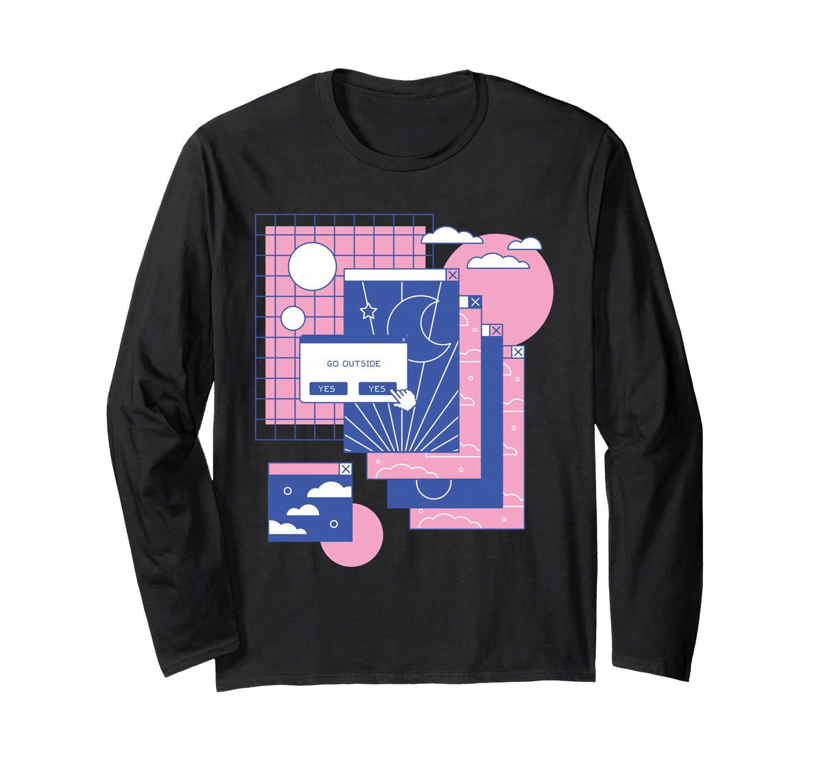 Vaporwave Aesthetic 80S 90S Streetwear Hoodie - Novelty Apparel for Adults