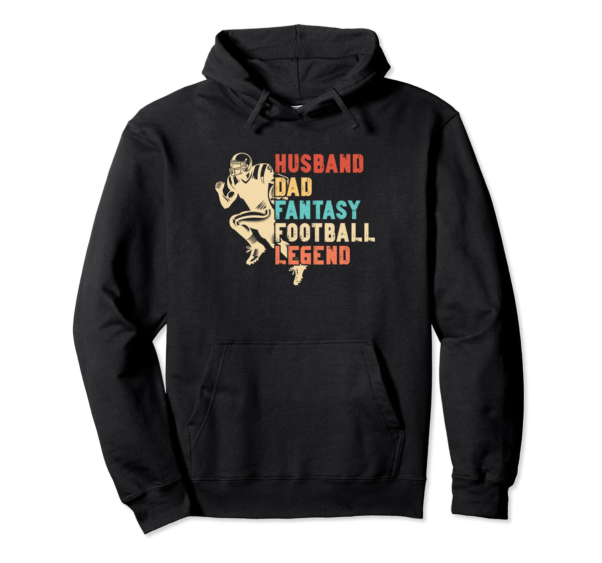 Proud Football Dad Supporter Game Day Hoodie - Custom Art Print Men Women