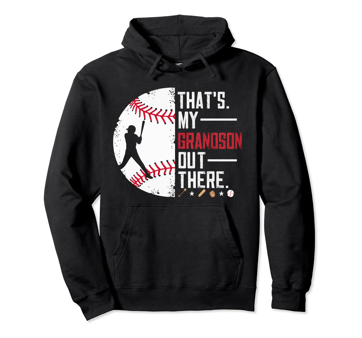 Baseball Grandpa Grandfather Gramps Hoodie - Aesthetic Graphic for Adults