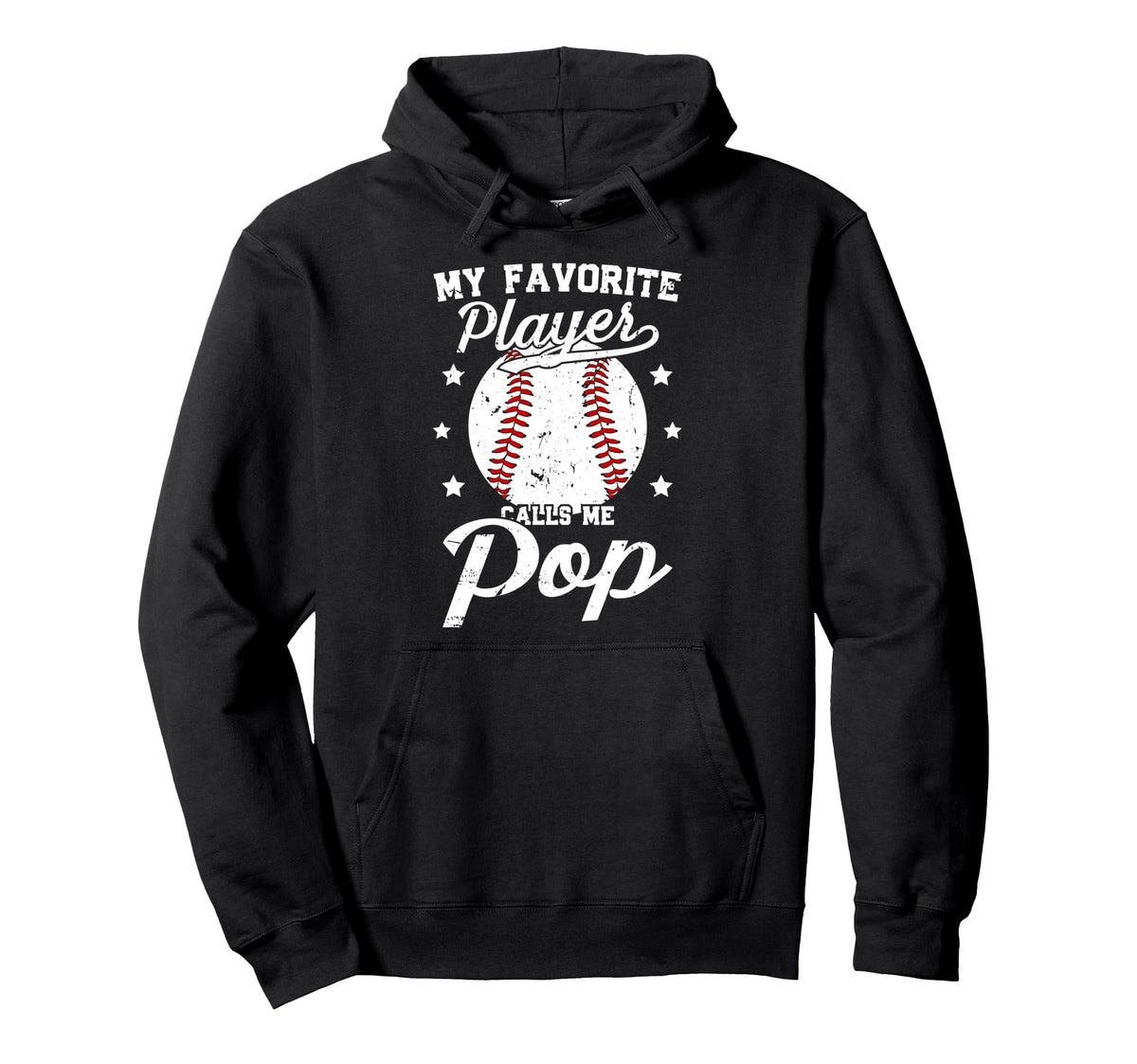 My Favorite Baseball Player Pop Hoodie - Casual Everyday Wear Men Women
