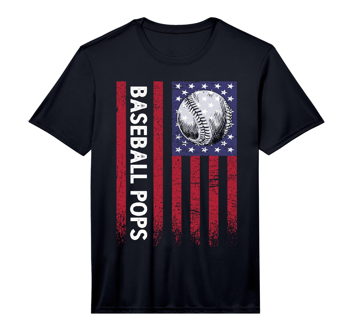 Mens Baseball Pops Proud Family T-Shirt - Casual Everyday Wear Unisex