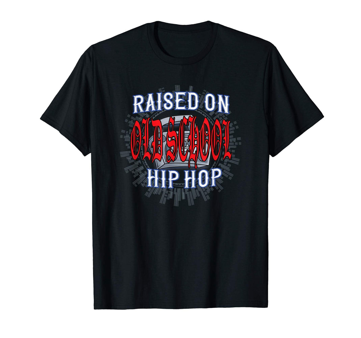 Boombox Ghetto Blaster Rap R B Old School T-Shirt - Graphic Print Unisex